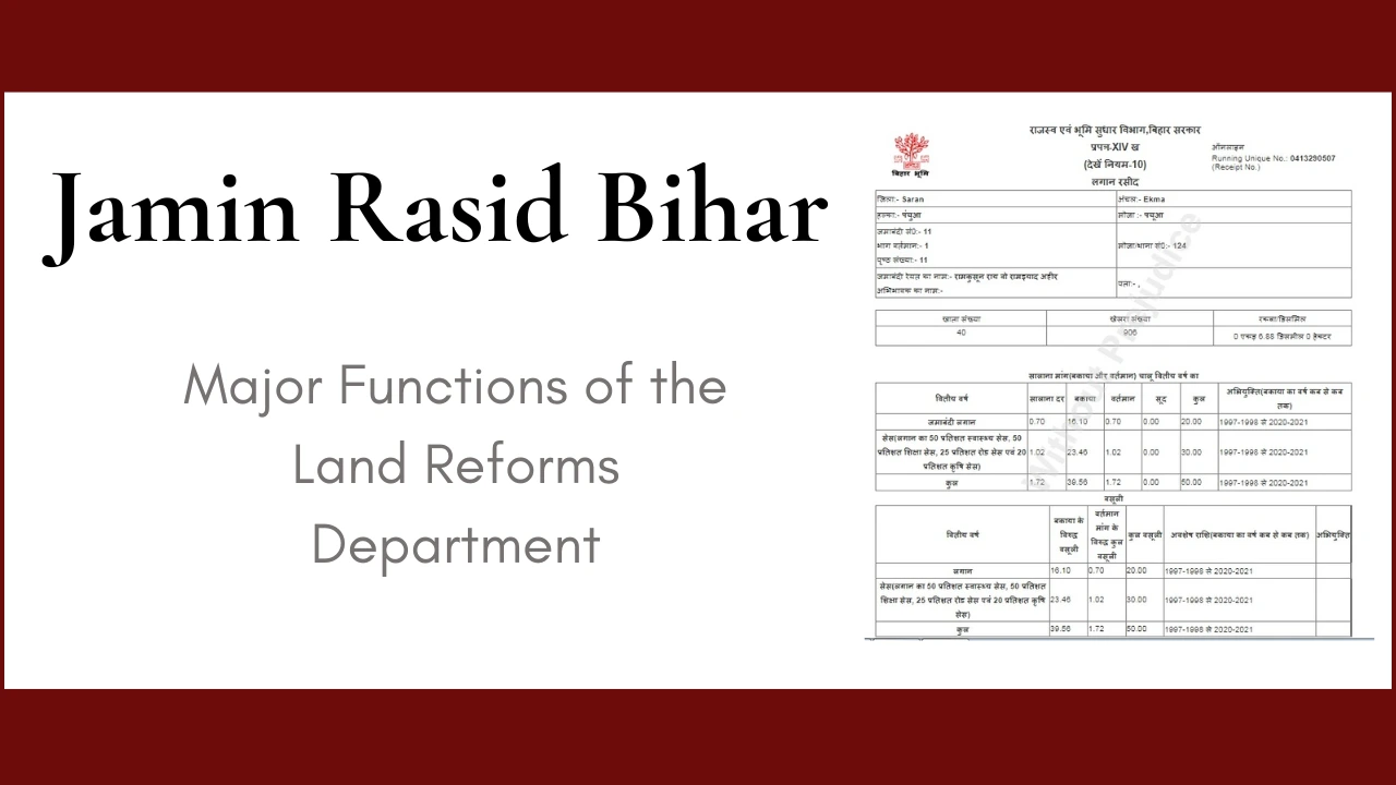 Jamin Rasid Bihar: Access Land Records Digitally